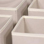 DIOMMELL 6 Pack Foldable Cloth Storage Box Closet Dresser Drawer Organizer - Image 4