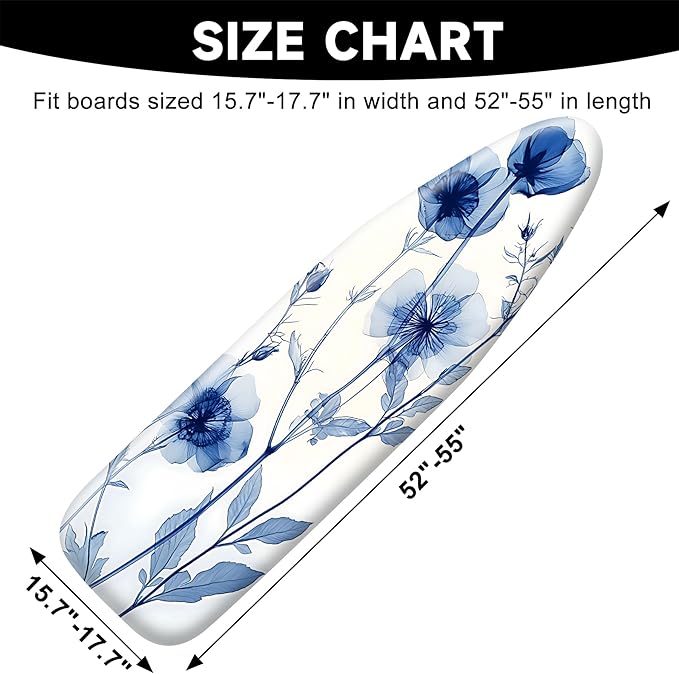 Quick Install Ironing Board Cover 17" x 55" Ironing Board Cover - Image 2