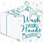 100 Pcs Disposable Hand Towels for Bathroom Paper Towels for Guests 3 Ply Wash by IANFEPH