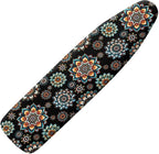 Boho Floral Ironing Board Cover and Pad 15x54 Inch, Vintage Ironing Board Cover by Vanideaoty