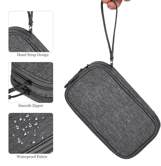 Electronics Organizer Case, Cable Organizer Bag Waterproof Electronic - Image 7