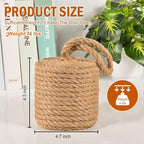 Decorative Door Stoppers for Bottom of Door4 lb Rope Knot Door Stop Weighted - Image 2