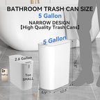Automatic Motion Sensor Bathroom Trash Can - Image 2
