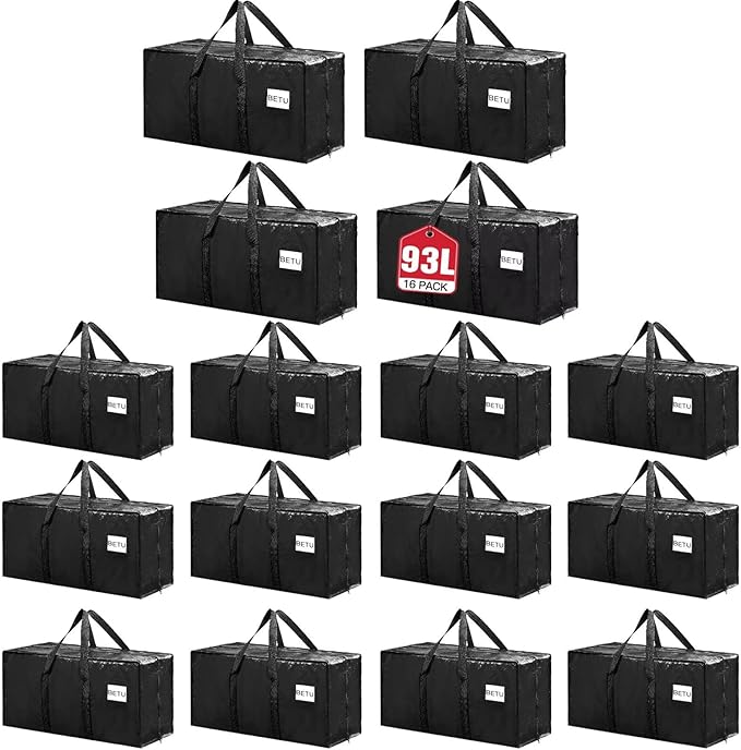 Extra Large Moving Bags Heavy Duty Storage Bags by BETU