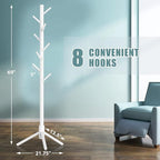 Haddockway Wooden Coat Rack Stand - Image 2