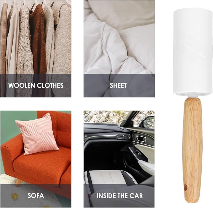 2 Pack Lint Rollers for Pet Hair, 240 Sheets Pet Hair Remover for Clothes - Image 3
