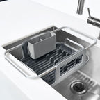 OXO Good Grips Extendable Over-The-Sink Aluminum Drying Dish Rack - Image 8
