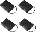 4 Pieces 3 Slots 1.5V AA Battery Case Holder Battery Spring Clip Storage Box by AITIAO