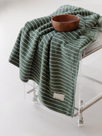 WENSHUO Frosted Pines-Striped Pure Cotton Bath Towel, 100% Combed Cotton - Image 4