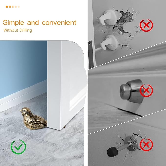 Notakia Cast Iron Bird Heavy Duty Door Stopper - Image 5