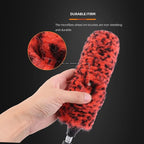 SPTA 1 Pc Soft Microfiber Extended Reach Rim Drill Wheel Brush, Microfibre - Image 5