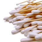 Bamboo Cotton Swabs, Biodegradable Wood Cotton Buds 1000pcs - Image 4