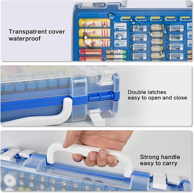 Battery Organizer Storage Holder Case - Image 3