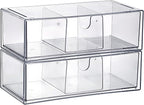 BTSKY 2 Pack Clear Acrylic Battery Storage Organizer - Image 9