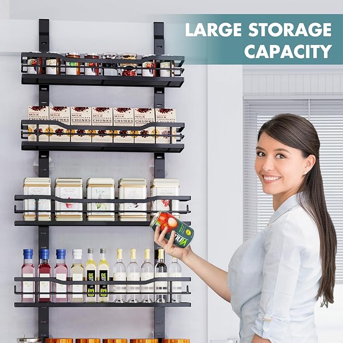 Over The Door Pantry Organizer，6-Tier Over The Door Organizer - Image 7