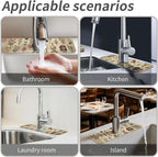 Kitchen Sink Splash Guard，Vintage-wildflowers Faucet Mat Sink Gadgets-Super - Image 7