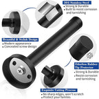 Door Stopper, 5 Inch Long Door Stop, Wall Mounted, Stainless Steel Doorstops - Image 4