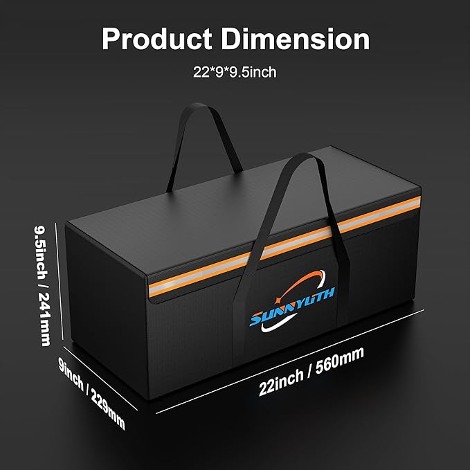 12V 200Ah LiFePO4 Lithium Battery Fireproof Safe Bag, Large Capacity - Image 4
