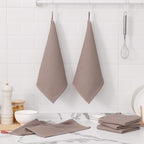 Homaxy 100% Cotton Waffle Weave Dish Cloths - Image 7