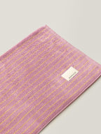 WENSHUO Bubble Purple Tulips-Striped Pure Cotton Bath Towel, 100% Combed Cotton by WENSHUO