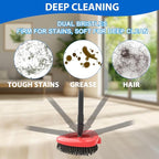 2 Pack Upgraded Spin Mop Replacement Scrub Brush Heads Compatible - Image 5