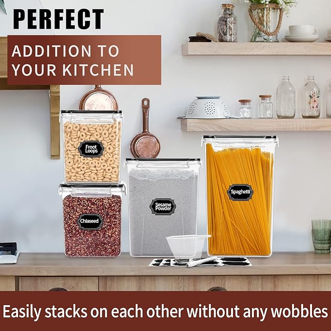 Skroam Large Airtight Food Storage Containers - Image 7