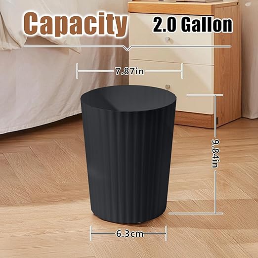 Trash Can - Small Waste basketbin - 2 Gallon- - Image 2