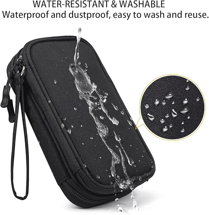 Electronics Organizer Travel Case, Charger Organizer Case Pouch, Electronic - Image 4