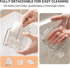 Toothbrush Holders for Bathrooms, 3 Slots Detachable Toothbrush Holder Wall - Image 4