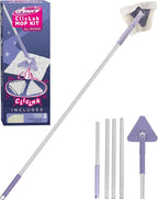 ClicLak Wall Cleaner Mop, Instantly Attach & Remove Cloth Touch-Free, by ClicLak