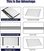 Roll Up Dish Drying Rack, Expandable Over The Sink Dish Drainer, Stainless - Image 5