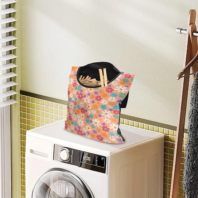 Clothespin Bag, Large Clothes Pin Hanging Bag, Pin Bag - Image 3
