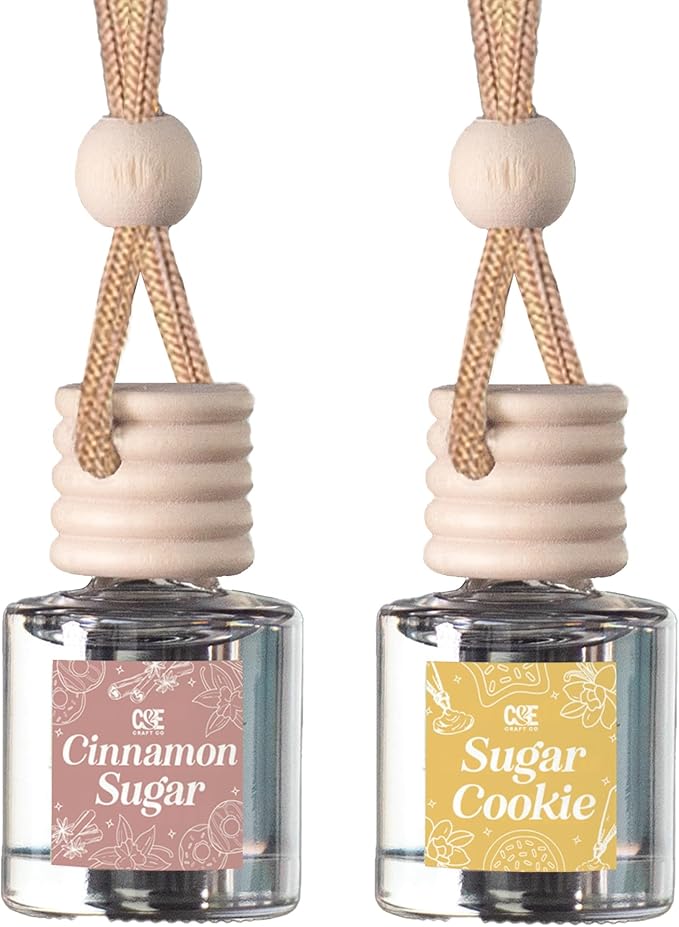 C&E Craft Co Hanging Car Air Freshener Diffuser 2 Pack, Long Lasting Fragrance by CECraftCompany
