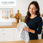 LANE LINEN Cotton Kitchen Towels and Dish Cloths Set, Quick-Drying Dish Towel - Image 8