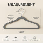 Utopia Home Velvet Hangers 20 Pack – Luxury Non-Slip Slim Pant & Coat Hangers - Image 6