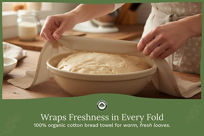 Beige Flour Sack Tea Towels - Image 2