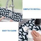 Halloween Ghost Kitchen Sink Splash Guard Mat Absorbent Fast Drying Mat Faucet - Image 5