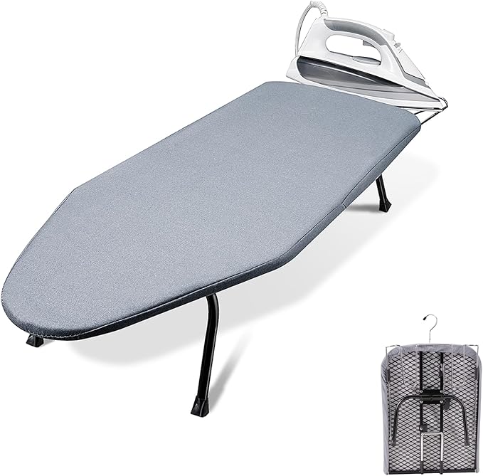 SheeChung Small Tabletop Ironing Board 32" Lx12 W, Folding Ironing Board by SheeChung