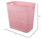 UUJOLY Plastic Trash Can Wastebasket, Garbage Container Basket - Image 7