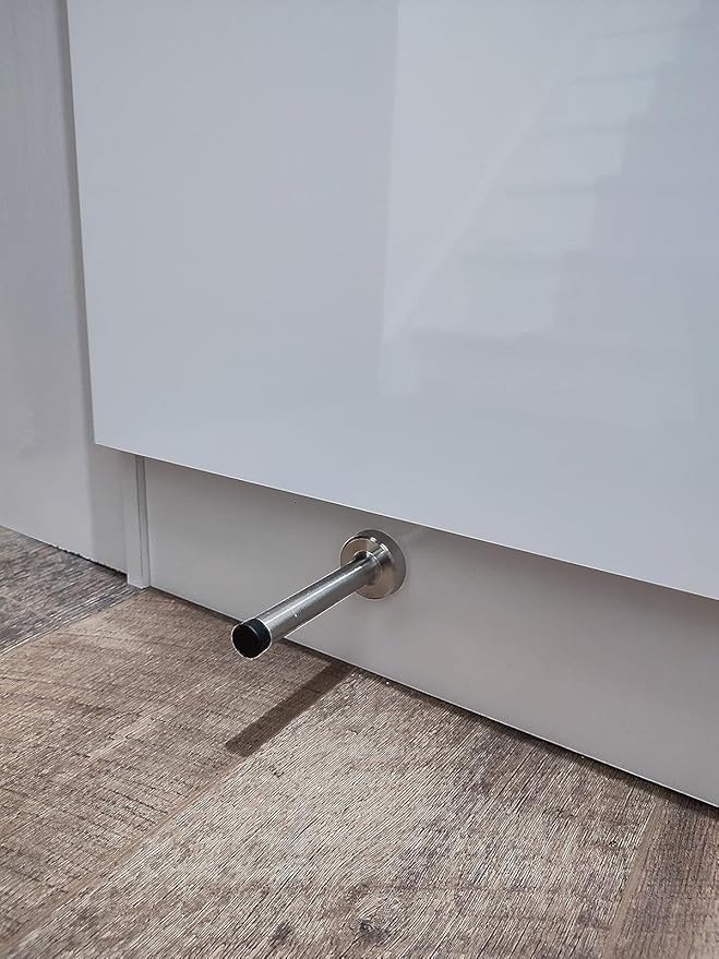 Door Stops, Long Door Stopper, 6 Inch Door Stop Stainless Steel Brushed Nickel - Image 4