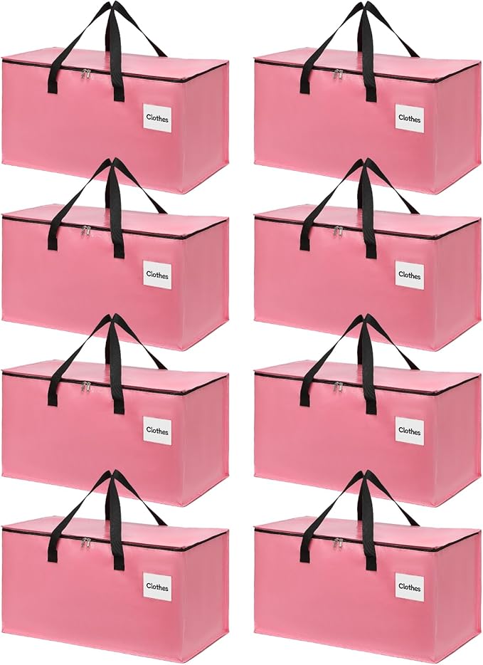 Extra Large Moving Bags with Zipper by YeueysMovingEasy