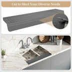 Sink Edge Protector with Suction Cup, Silicone Sink Splash Guard - Image 6