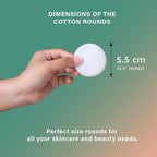 Premium 100% cotton pads, 200 rounds - Image 2