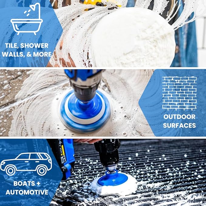 RotoScrub 7 Pack Multi-Purpose Drill Brush Kit - Image 2