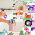4 in 1 Cup Lid Cleaning Brush, Portable Water Bottle Brush, Bottle Gaps - Image 4