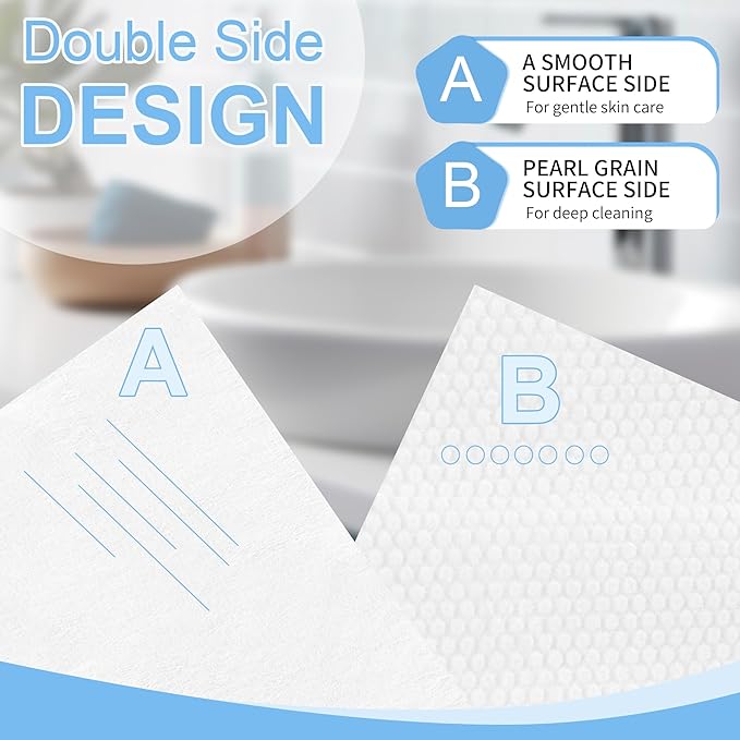 GRANNY SAYS Disposable Face Towel, Face Towelettes Disposable Biobased - Image 2