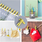 60PCS Baby Shower Clothespin Games Mini Clothes Pins 1.4 inch - Image 7