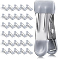 Clothes Pins Heavy Duty Out Door 30 Pack, Chip Clips 2.17 Inch, Bag Clips by Unknown