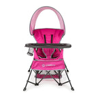 Baby Delight Go with Me Venture Portable Chair | Indoor and Outdoor | Sun Canopy | 3 Child Growth Stages | Pink by BabyDelight
