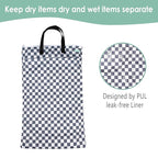 wegreeco Reusable Hanging Wet Dry Cloth Diaper Bag - Image 4